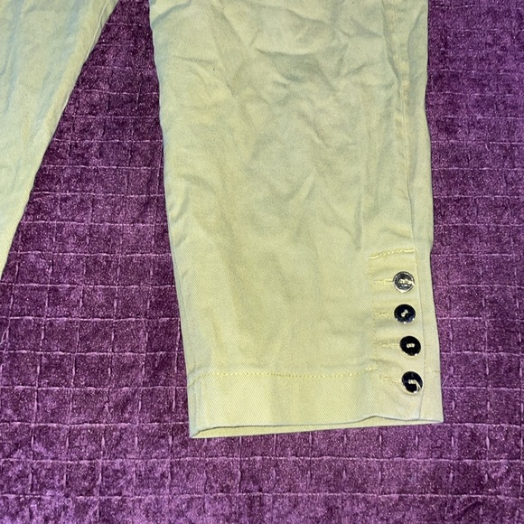 My guard green casual dress pants cropped capri size 12 - Picture 3 of 10